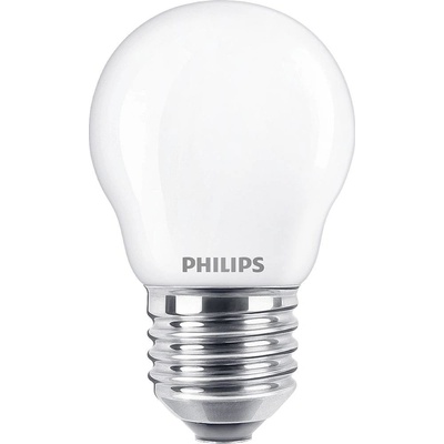 Philips LED 76391600 LED F A G E27 kvapkový tvar 4.3 W = 40 W teplá biela