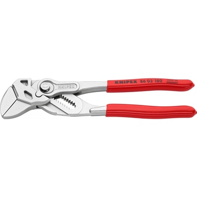 Knipex Klešťový klíč, chromovaný povrch, rukojeť potažená plastem, 180 mm – Zbozi.Blesk.cz