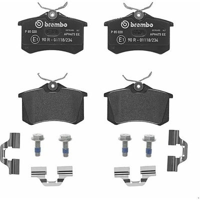 Sada brzdových destiček, kotoučová brzda BREMBO P 85 020X