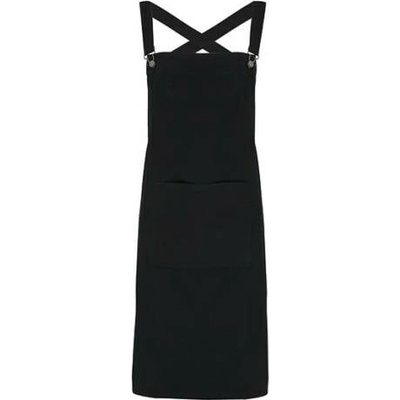 Premier Workwear Zástěra se zkříženými zády pro baristy PR129 Black 72x86cm