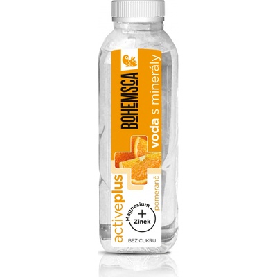 Bohemsca Active plus voda s minerálmi pomaranč 390 ml