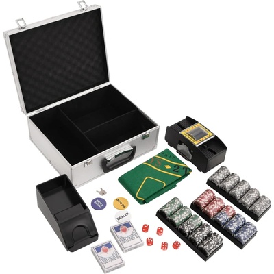 vidaXL Комплект чипове за покер 300 бр 11, 5 г (80412)