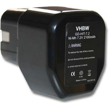 Image 1 of VHBW Батерия за Hitachi EB712S / EB714S, 7.2 V, 2.1 Ah (800104688)