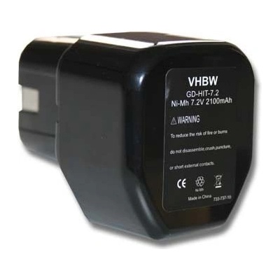 VHBW Батерия за Hitachi EB712S / EB714S, 7.2 V, 2.1 Ah (800104688)