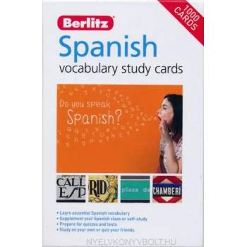 Berlitz Spanish Study Cards