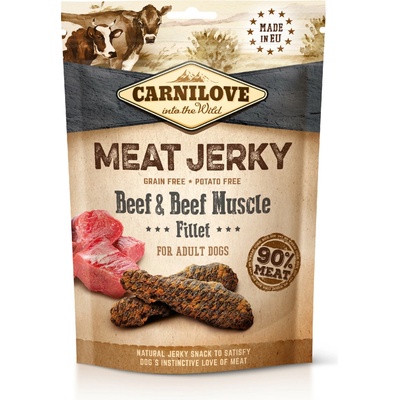 Carnilove Jerky hovädzí filet 100 g