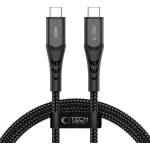 Tech-Protect ub11t ultraboost usb-c КАБЕЛ pd 100w / qc3.0 100cm ЧЕРЕН (5906302390717)