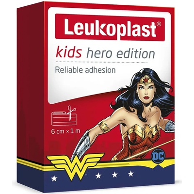 Leukoplast Kids Hero Edition Náplast dětská 6 cm x 1 m role 1 ks