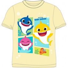 Chlapčenské tričko Baby Shark 5202022 svetlo žltá