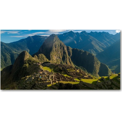 Fotoobraz na skle Zrúcanina Machu Picchu 100x50 cm