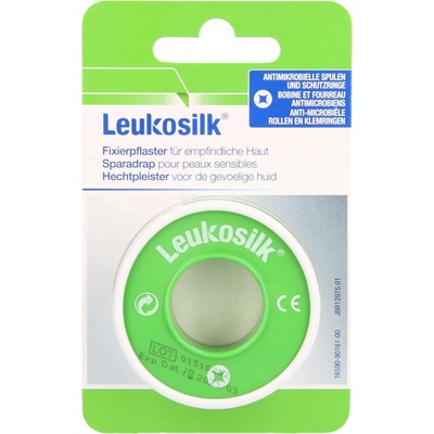 BSN medical GmbH Leukosilk 1,25 cm x 5 m fixační náplast pro citlivou pokožku, 1 ks náplasti