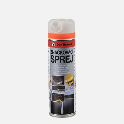 Den Braven Značkovací sprej - oranžová - 500 ml