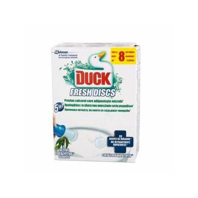 Ароматизатор за тоалетна Fresh Discs, Duck, Гел, Евкалипт, 36 ml, 5020100388