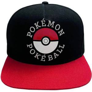Pokemon Унисекс шапка Pokémon Trainer 58 cm Черен Червен Един размер