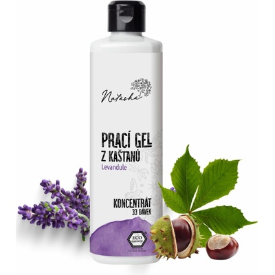 NATASHA Prací gél z gaštanov Levanduľa koncentrát 500 ml