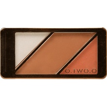 O.TWO.O 3 in 1 Blusher Highlighter Contour 03 Prom Kontúrovacia paletka na tvár 10 g