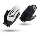 Cyklistické rukavice GripGrab Racing LF white/black