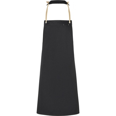 Karlowsky Gastro zástera s trakmi KY056 Black 70 x 85 cm