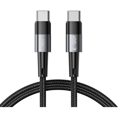 Tech-protect Ultraboost kábel USB-C / USB-C 60W 3A 1m, šedý