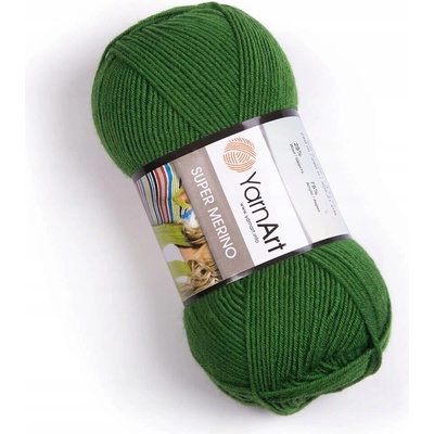 Priadza YARNART SUPER MERINO 100 g/300 m, vlna 6574