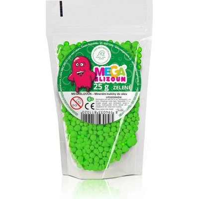 Megamánie Kuličky do slizu zelené 25g