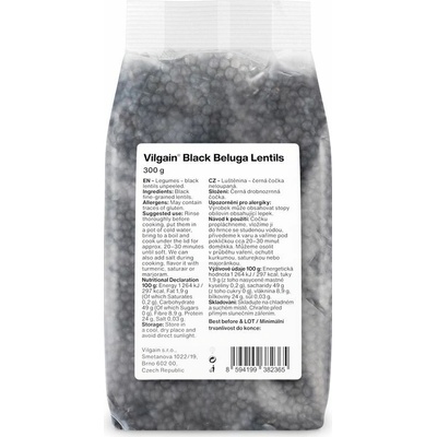 Vilgain Šošovica čierna Beluga 300 g