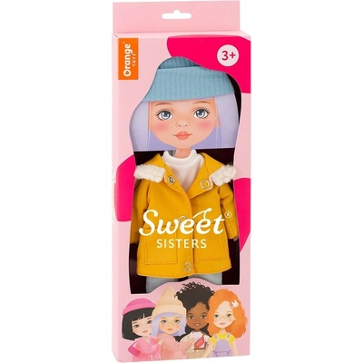 Orange Toys Комплект дрехи за кукла Orange Toys Sweet Sisters - Парка в цвят горчица (S10)