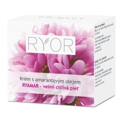 Ryor Ryamar krém s amarantovým olejom pro velmi citlivou pleť 50 ml