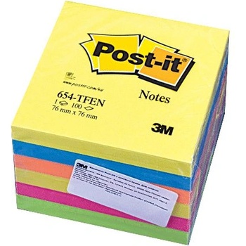 ЛИСТЧЕТА САМОЗАЛЕПВАЩИ 3М post-it 76/76 654tfen