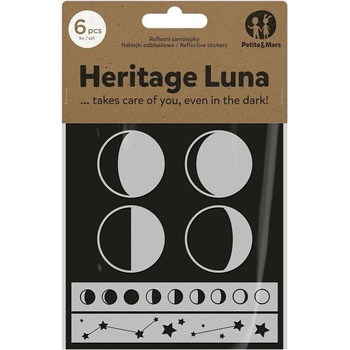 PETITE&MARS Reflexné samolepky Heritage Luna