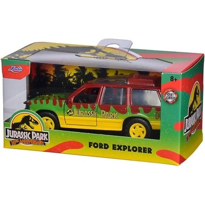 Jada Ford usa Explorer Jurassic Park 1995 Movie Červená Zelená Žlutá 1:32