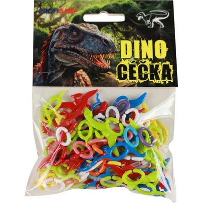 Dino céčka farebná 150 ks