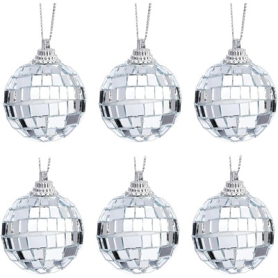 Sass & Belle Mirror Ball Mini vánoční ozdoba stříbrná