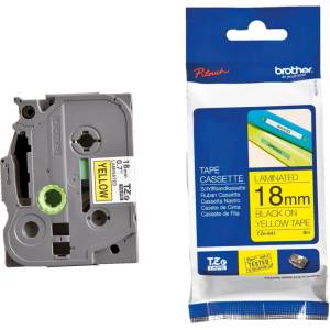 BROTHER ТИП TZ - 18 mm BLACK ON WELLOW TAPE - P№TZE641 (P№TZE641)