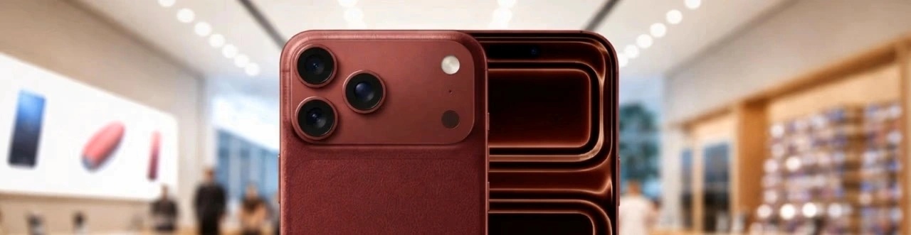 Design speculativ al noului Apple iPhone 18, in nuanța Dark Cherry Design speculativ al noului Apple iPhone 18