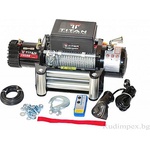  Лебедка Titan 13500 LB (6136 кг) 12V - Електрическа лебедка за Джип и Пътна помощ (GY20150113-504)