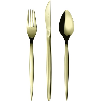 Herdmar Комплект прибори за хранене tiffany - 99 части - шампанско мат (-112-3099-0517-2100-0045)
