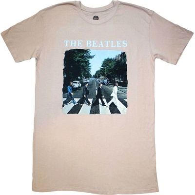 The Beatles Abbey Road & Logo Dress Sand M Дамски Риза (<![CDATA[BEATDRS46LS04]]>)