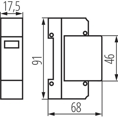 Kanlux KSD-T1+T2 275/60 1P Prepäťová ochrana 23923