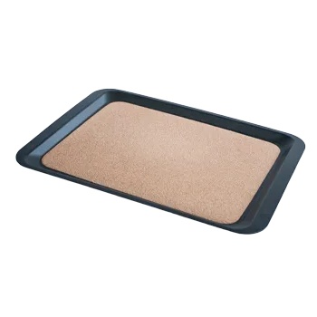 Kulsan KN-Табла с корково покритие правоъгълна ЧЕРНА 32x44xh2cm (4432C/3244MS) (0136624)