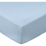 Bianca Син еластичен чаршаф от памук перкал 185x200 cm Cotton Percale - Bianca (BD/52521/R/SKFDX/BL)