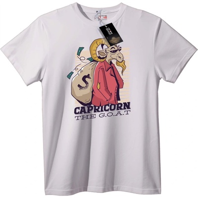 NOONEBRAND Тениска Козирог - Greatest of All Time - 4XL, Black