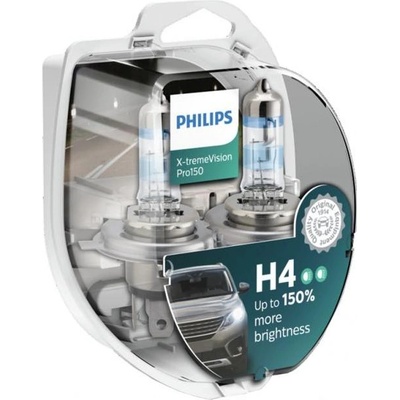 Philips X-tremeVision PRO150 +150% H4 12V 60/55W 12342XVPS2 Box (2769)
