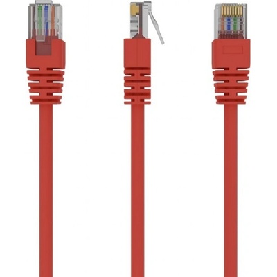 Gembird PP12-0.5M/R Patch UTP kat. 5e, 0,5m, červený