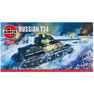 Airfix Classic Kit VINTAGE A01316V Russian T34 Medium 1:76