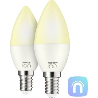 Niceboy ION SmartBulb AMBIENT 4,5W E14 SET 2 ks, inteligentná žiarovka