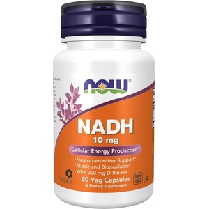 NOW NOW NADH 10 mg, 60 Veg Capsules