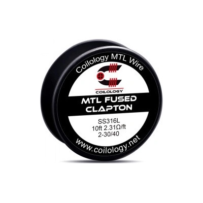 Coilology Odporový drát MTL Series - Fused Clapton SS316L 3m