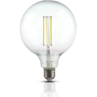 V-TAC žiarovka LED Filament E27 12W, 4000K, 1521lm, G125 VT-2143