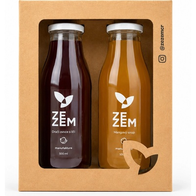 Zezem Dárkový balíček sirup Mango Mateřídouška 2 x 500 ml